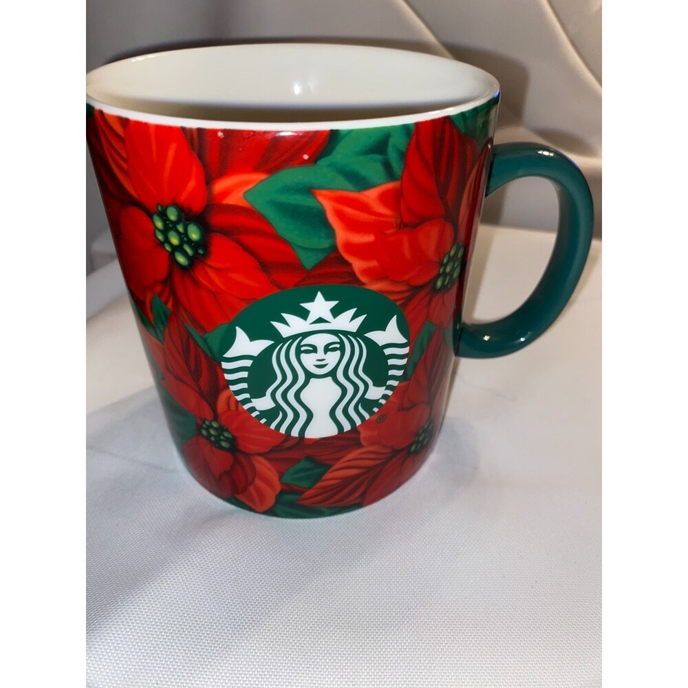 Starbucks MUG 2020 Poinsettia Christmas Star Holiday LARGE 26oz Coffee Tea Cocoa